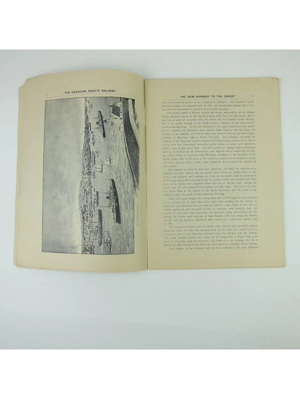 Canadian Pacific Railway Tour Book Canada Mountains Prairies Rivers Antique 1900